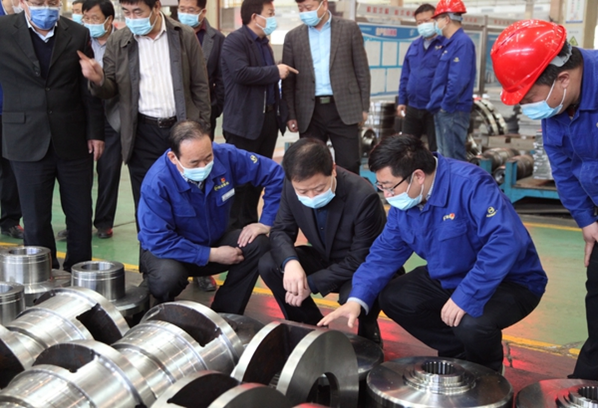 陜煤物資集團(tuán)有限公司領(lǐng)導(dǎo)一行到公司考察交流